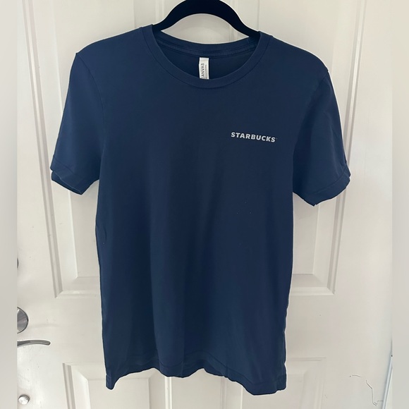 Tops - Starbucks Navy Blue T-shirt MED